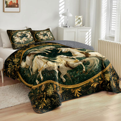 Shineful All Season Quilt 3-Piece Set Wild Freedom