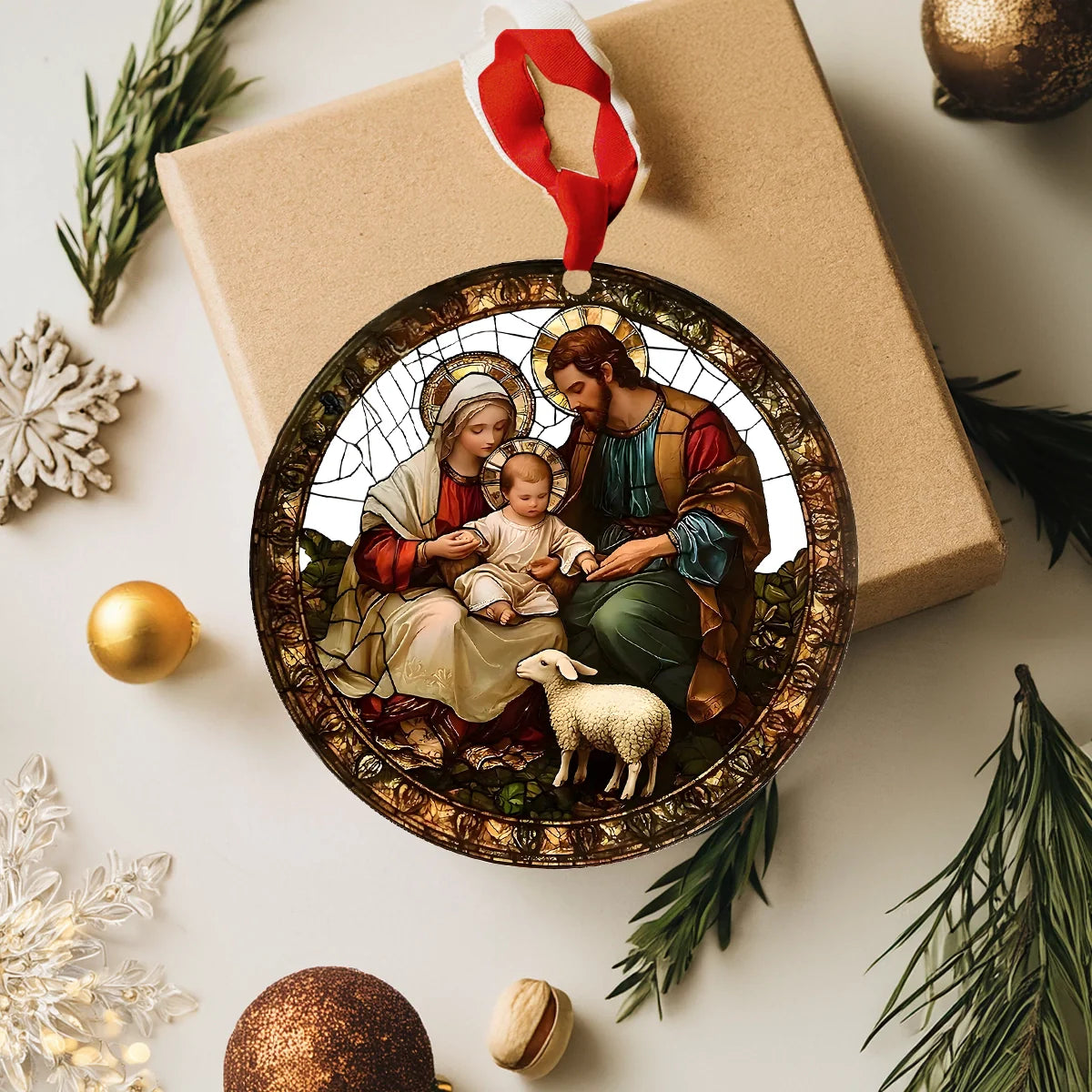 Shineful 2D Acrylic Ornament Blessed Glow Family