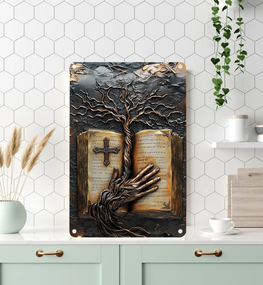 Shineful 2D Metal Sign Roots of Faith