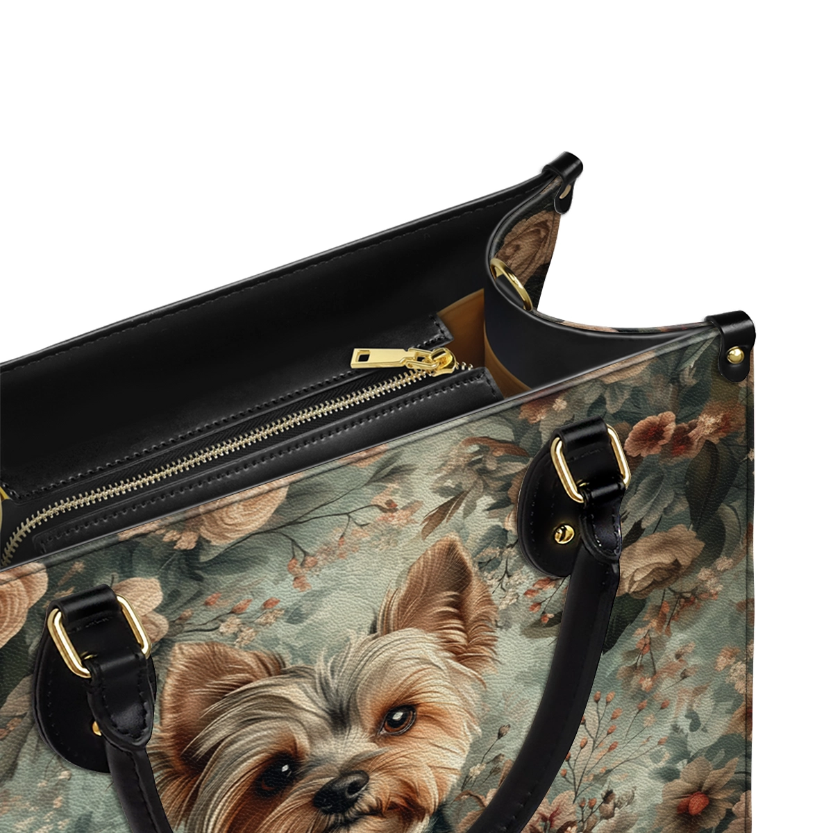 Shineful Leather Bag Yorkie Blossom Luxe