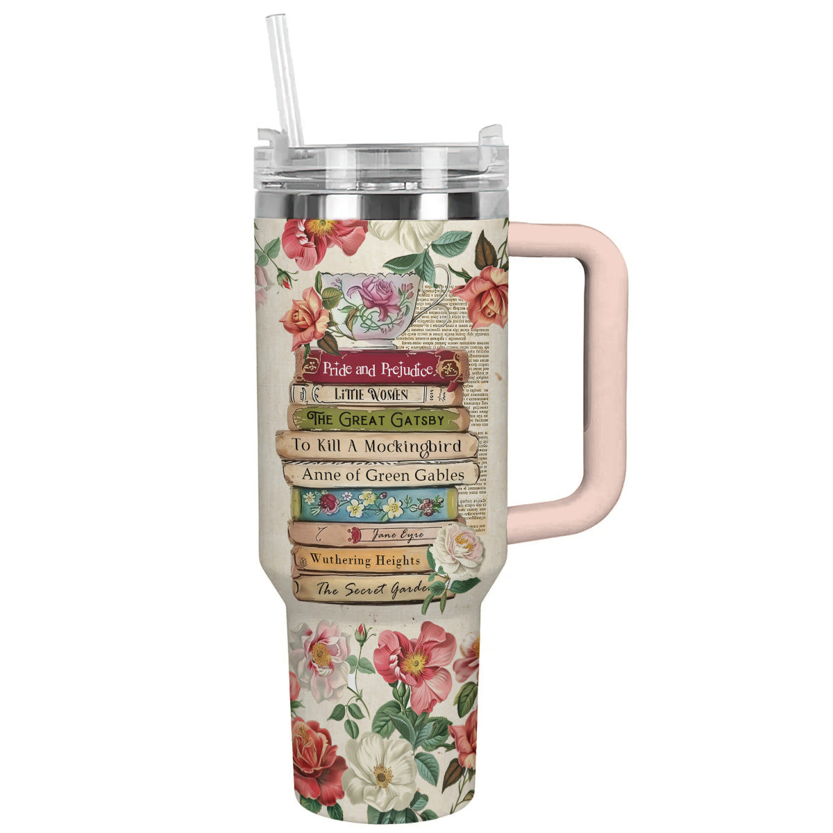 Reading 40 Oz Shineful™ Tumbler Favorite Books Nl09 Pink 40Oz