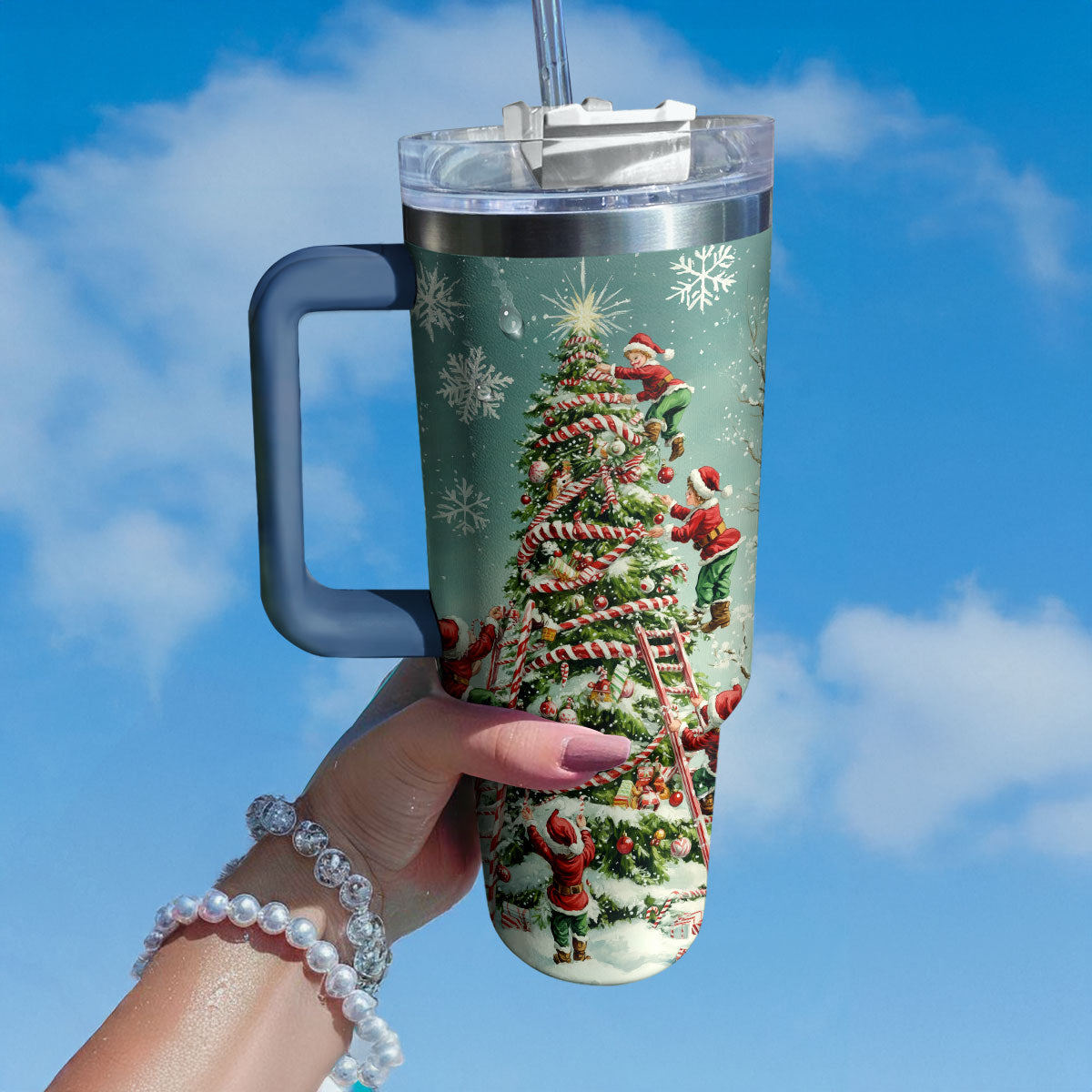 Shineful Tumbler Christmas Cheer Elf