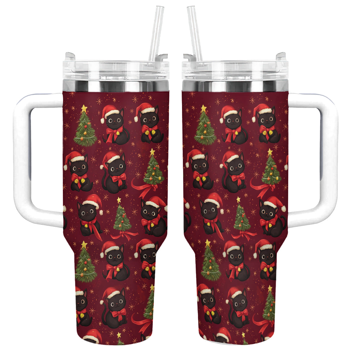 Shineful Tumbler Merry Catmas