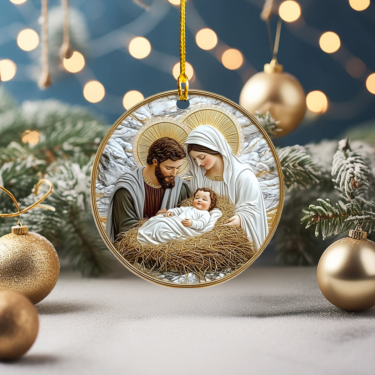 Shineful 2D Acrylic Ornament The Holy Family