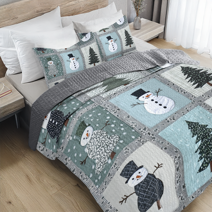 Shineful All Season Quilt 3-teiliges Set - Frostiges Winterwunderland