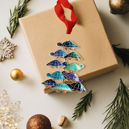 Shineful 2D Acrylic Ornament - Sea Whimsy Turtle