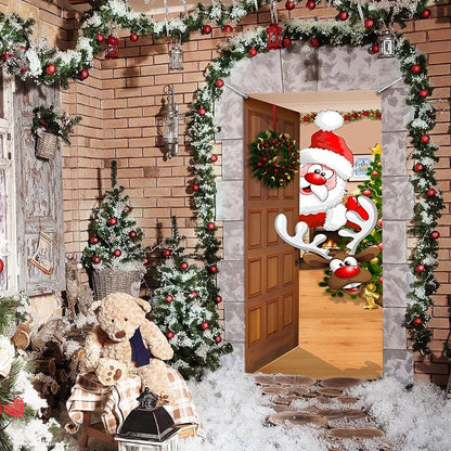 Shineful Door Cover Santa's Secret