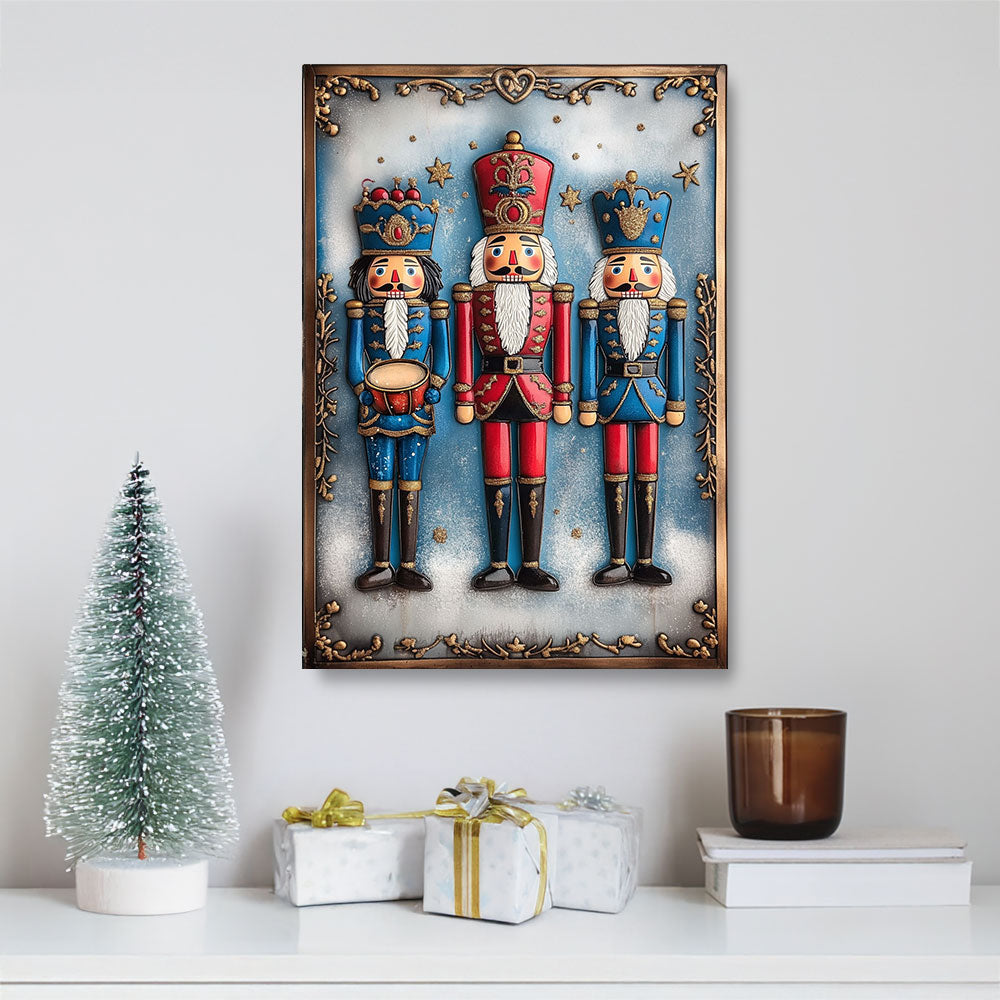 Shineful 2D Metal Sign Nutcracker Joy