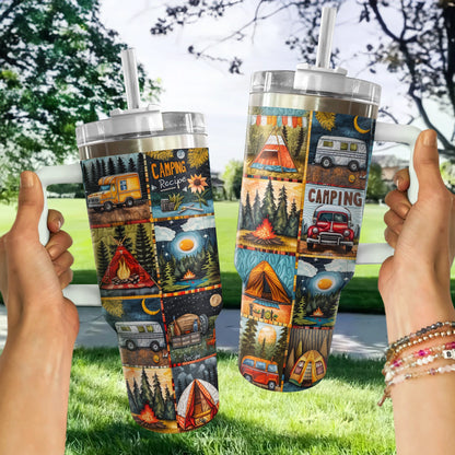 Shineful Tumbler Camping Wilderness Retreat