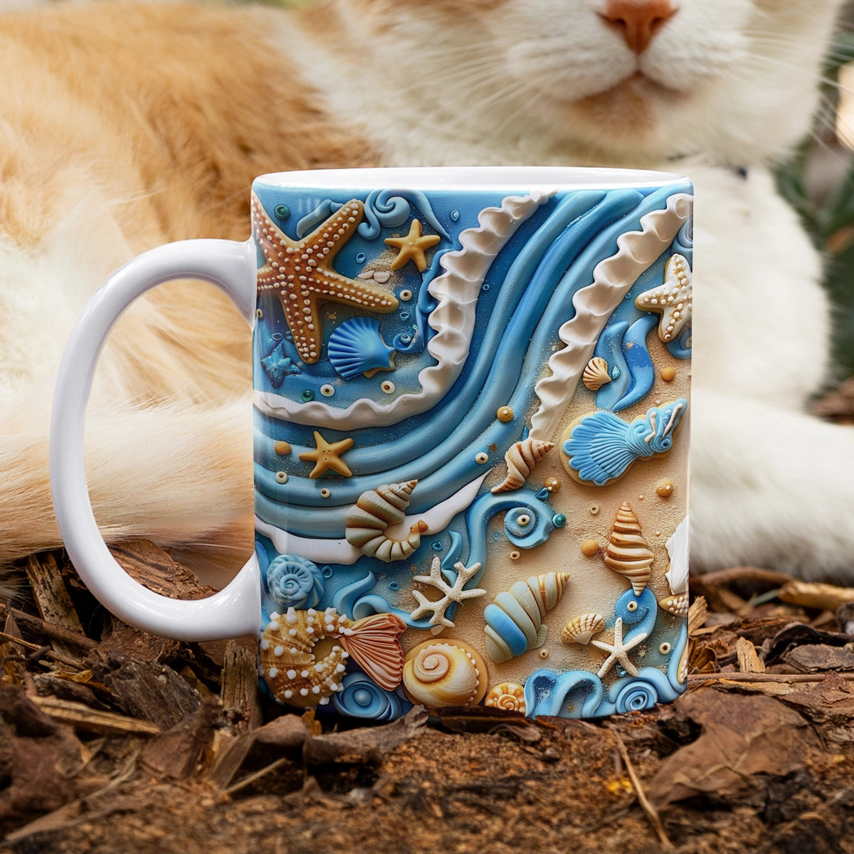 Shineful Ceramic Mug Seashore Splendor