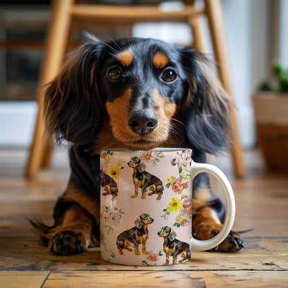 Shineful Ceramic Mug Dachshund Vintage