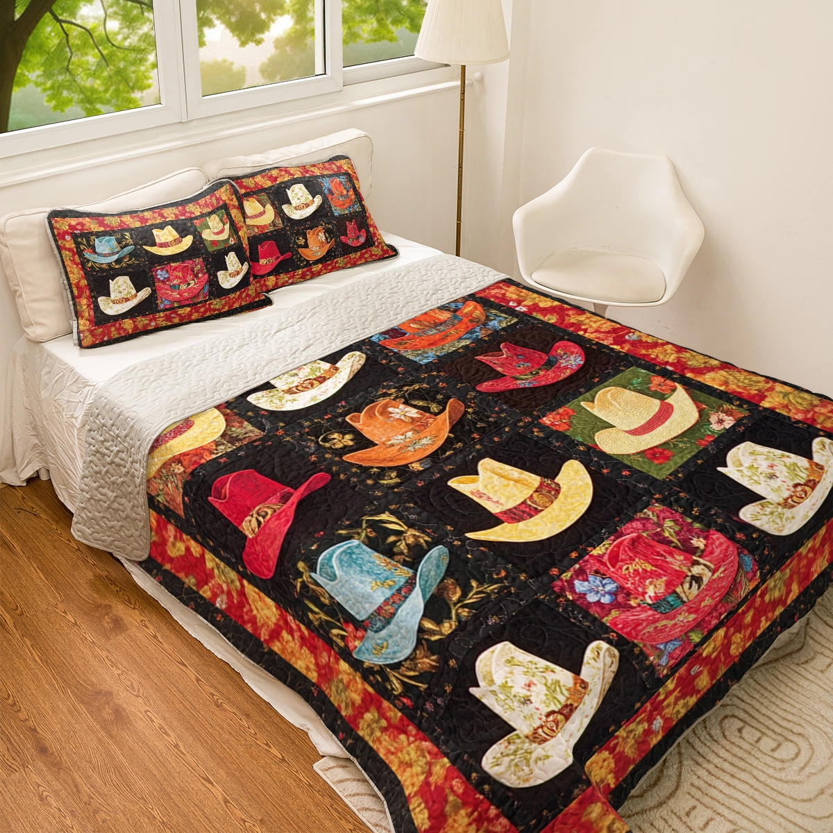 Shineful All Season Quilt 3-Piece Set Cowboy Dreams