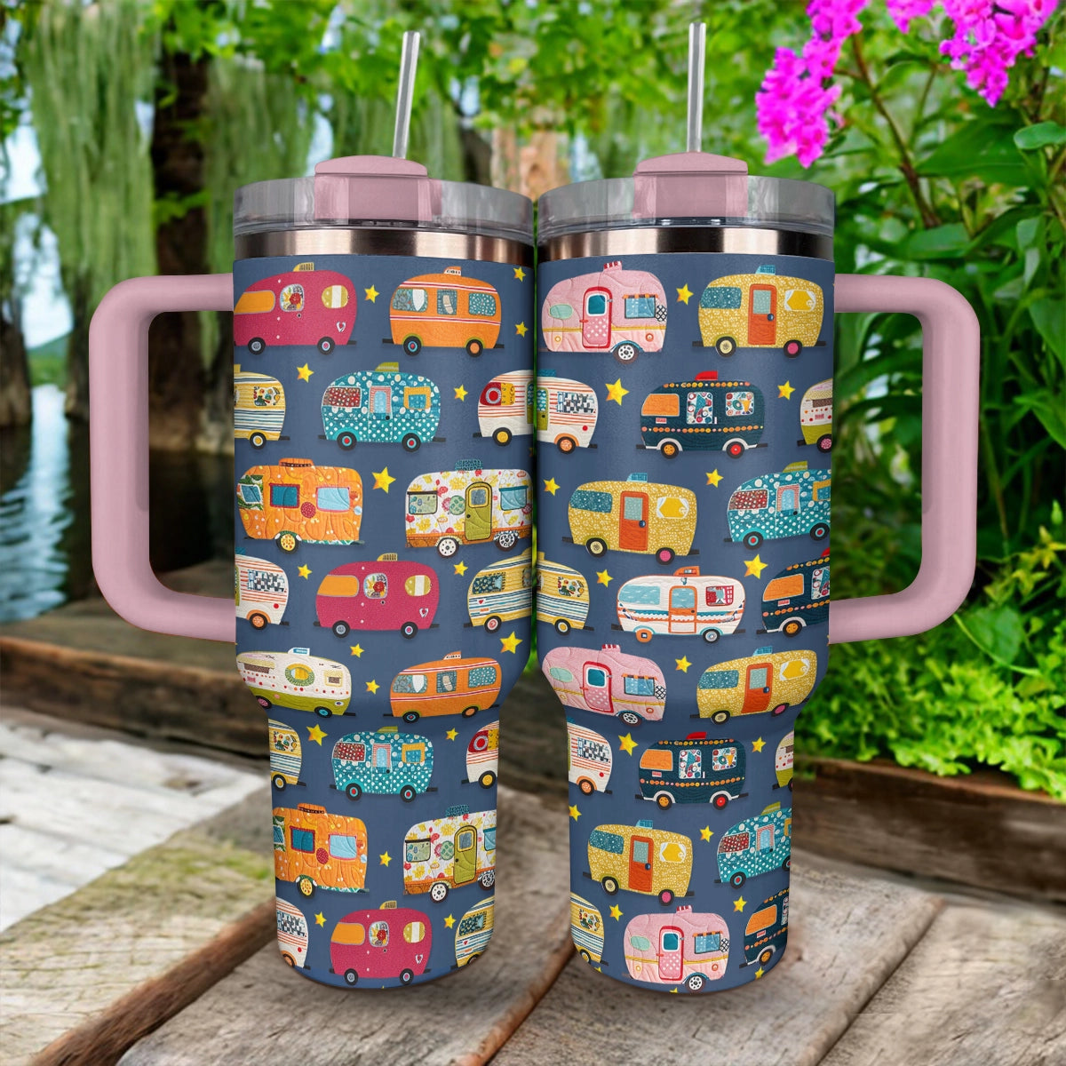 Shineful Tumbler Starlit Camper