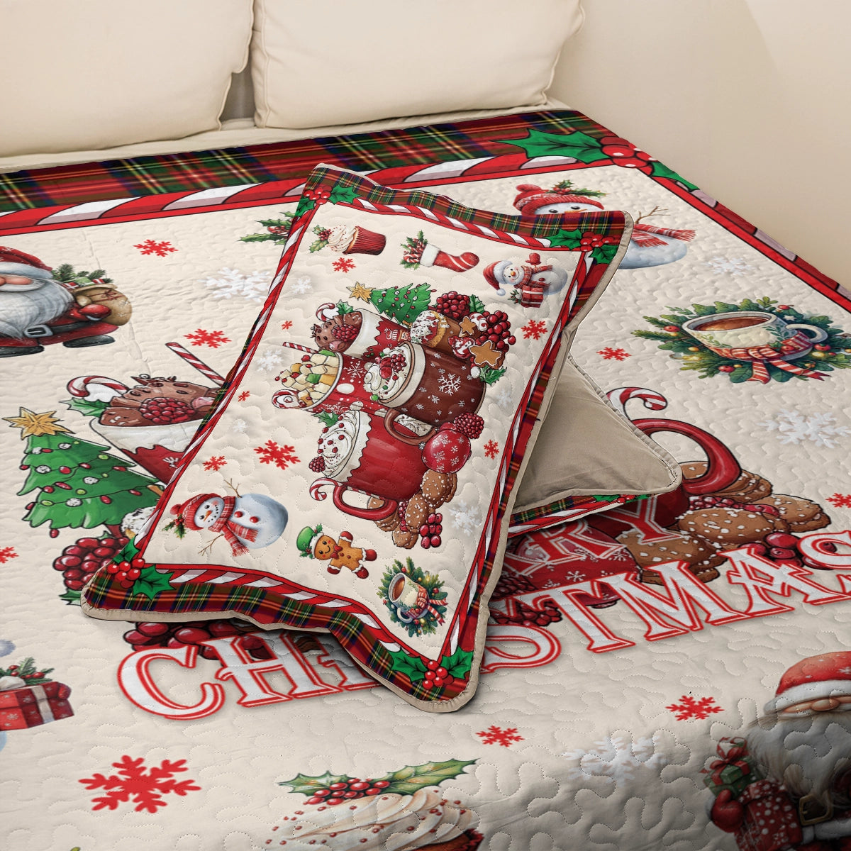 Shineful All Season Quilt 3-Piece Set - Festive Winter Wonderland