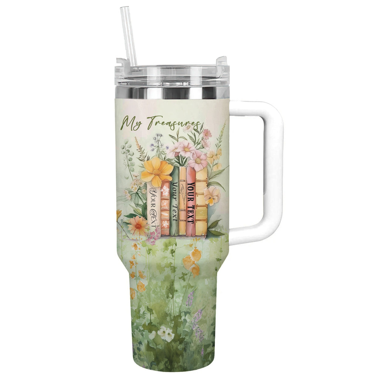 Reading Shineful™ Tumbler Custom Text Nl09 White 40Oz