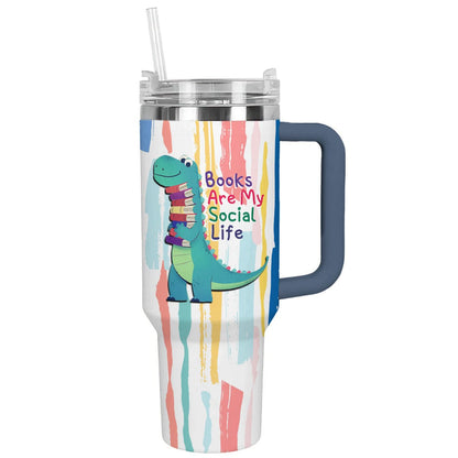 Reading Shineful™ Tumbler Dinosaur Nl09 Navy 40Oz