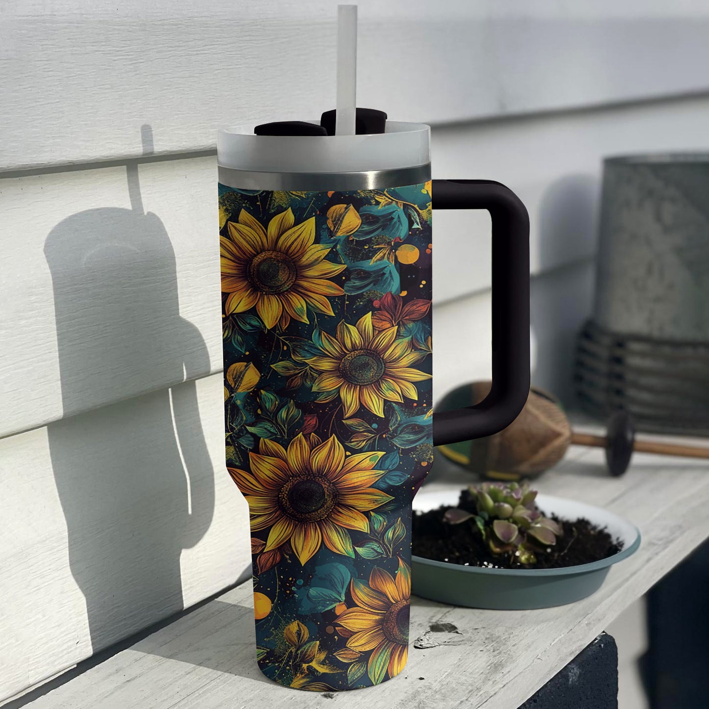 Shineful Tumbler Vibrant Sunflower