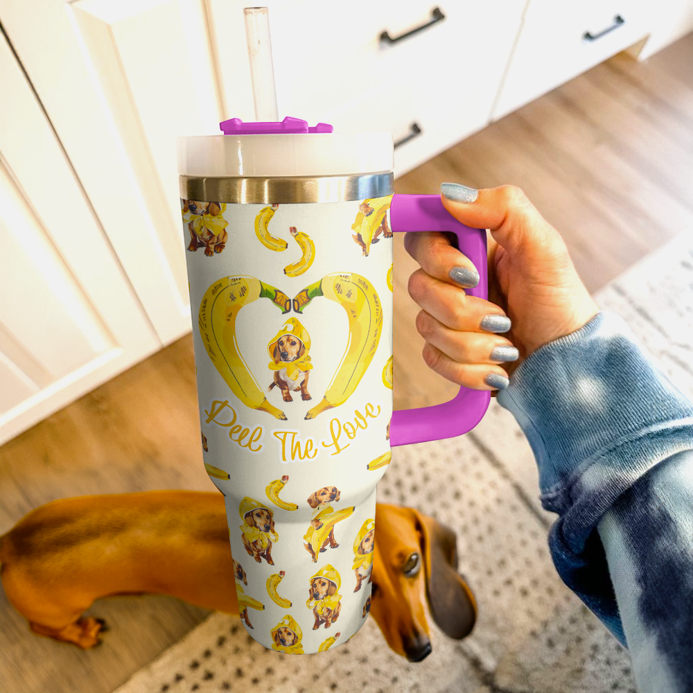 Shineful Tumbler Sweet Banananana Dachshund