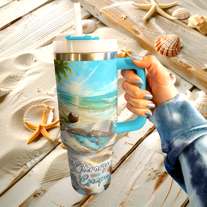 Shineful Tumbler Literarische Flucht Strandlektüre