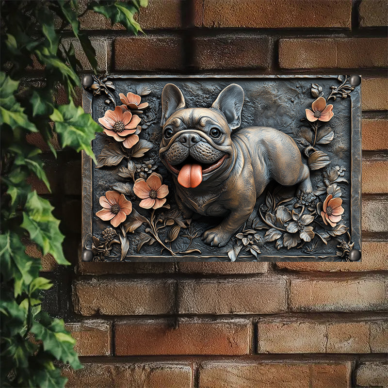 Shineful 2D Metal Sign Lovely Frenchie