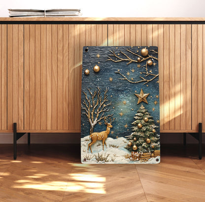 Shineful 2D Metal Sign Snowy Forest