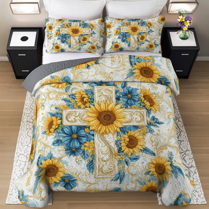 Shineful All Season Quilt 3-Piece Set Sunshine Hope