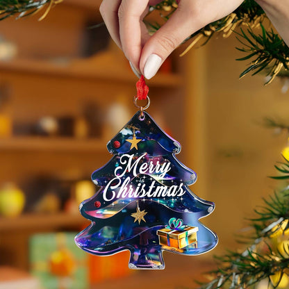 Shineful 2D Acrylic Ornament Holiday Glow Tree