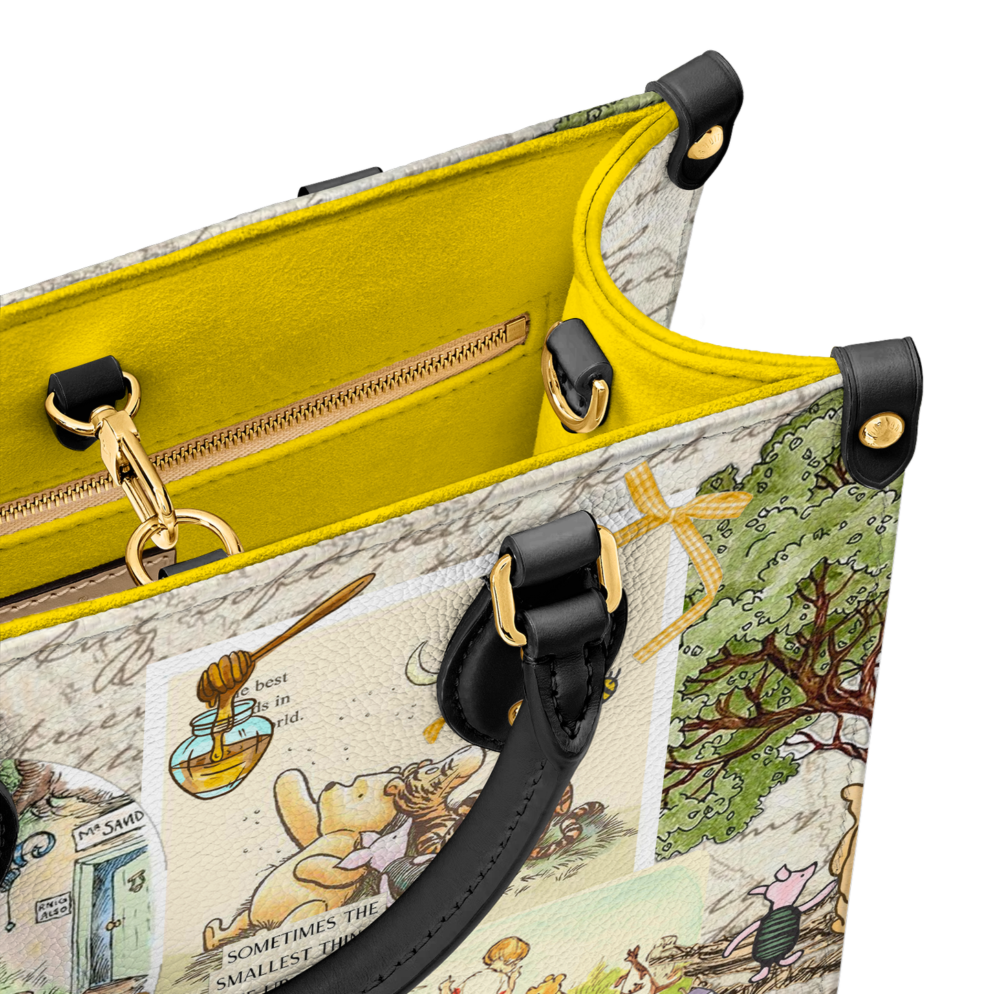 Shineful Leather Bag Pooh Forest Dreams