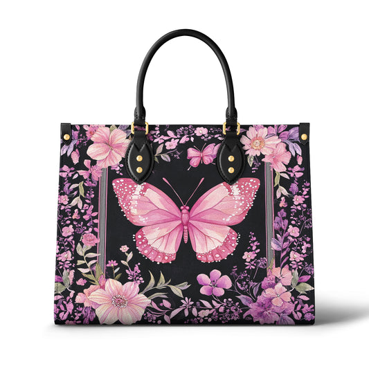 Shineful Leather Bag Charming Butterfly Bloom