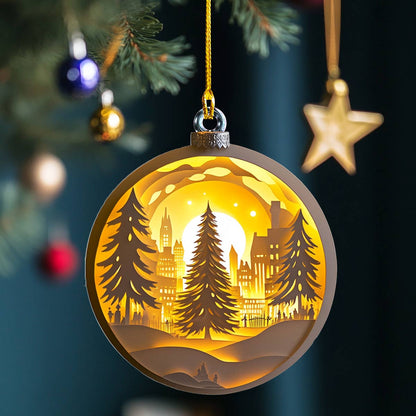 Shineful 2D Acrylic Ornament Winter Wonderland