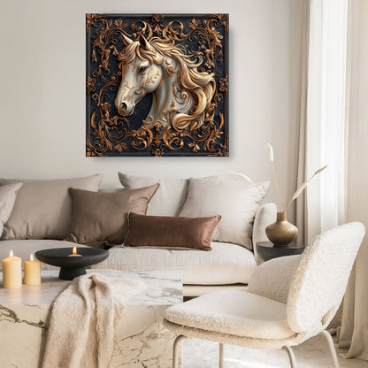 Shineful 2D Metal Sign Majestic Horse