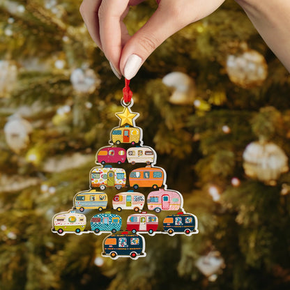 Shineful Acrylic Ornament Holiday Camper Adventure