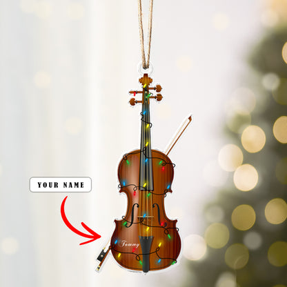 Shineful Personalized 2D Acrylic Ornament - Musician’s Christmas Collection