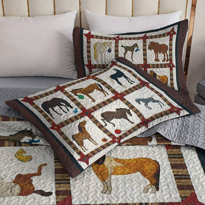 Shineful All Season Quilt 3-Piece Set Equine Classics