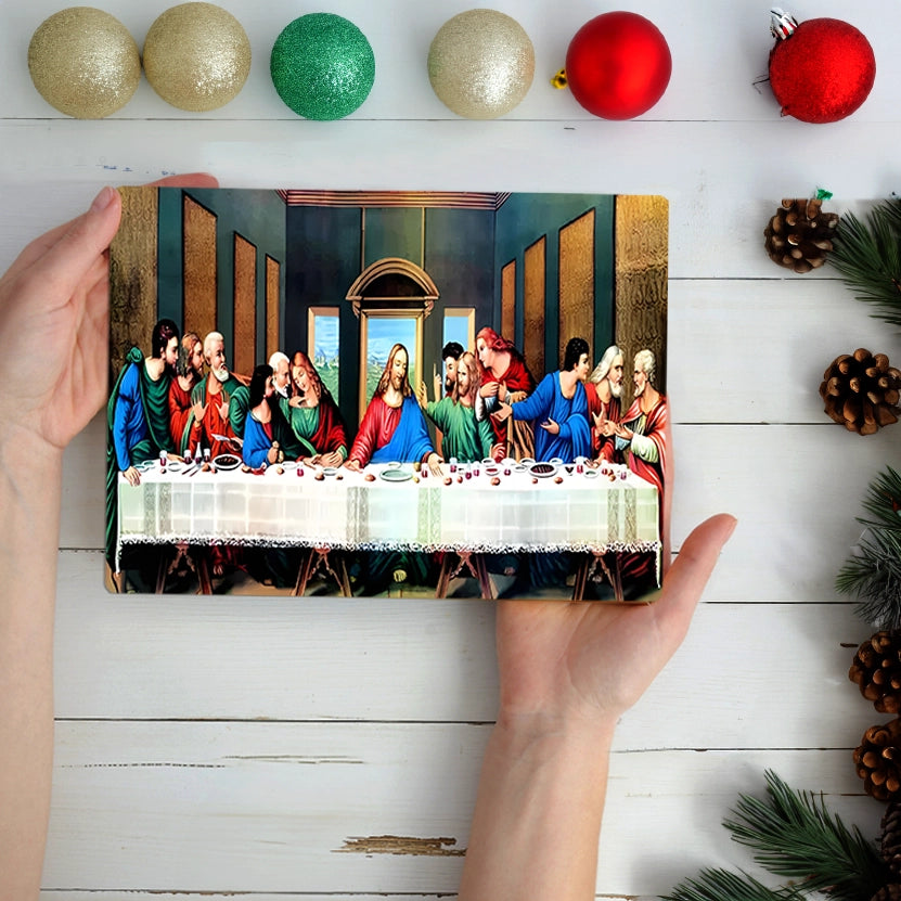 Shineful 2D Metal Sign Masterpiece Last Supper