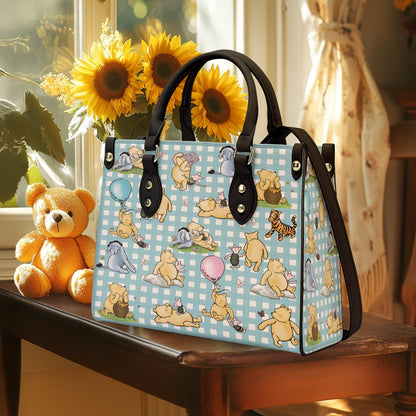 Shineful Leather Bag Winnie the Pooh Picnic