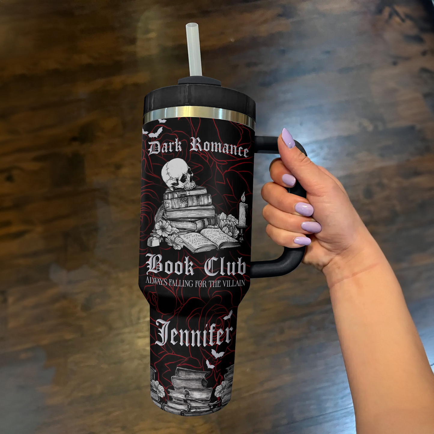 Shineful Personalized Tumbler Dark Romance Book Club