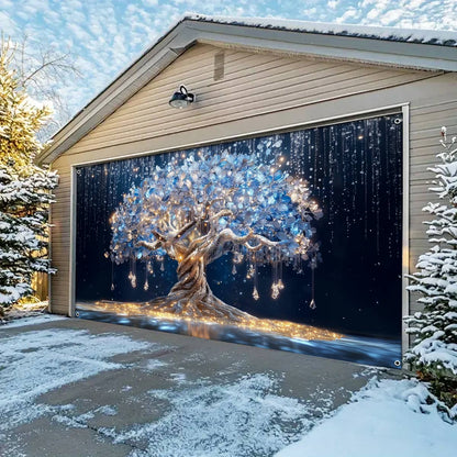 Shineful Garage Door Banner Decoration Luminous Tree of Life