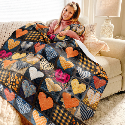 Shineful Fleece Blanket Homely Heart