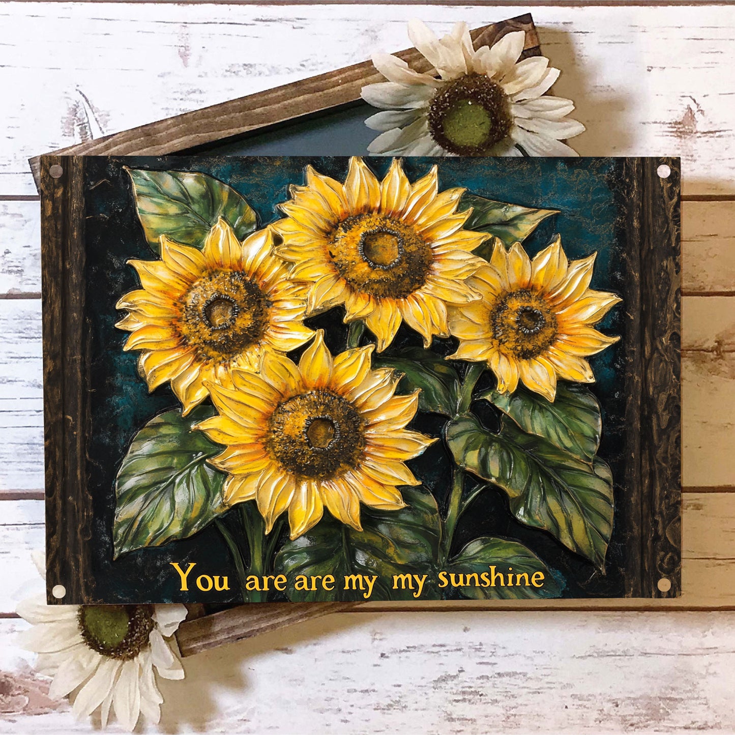 Shineful 2D Metal Sign Sunshine Blooms