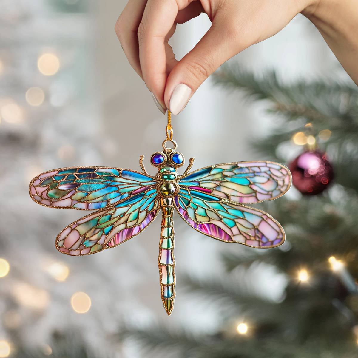 Shineful 2D Acrylic Ornament Enchanted Dragonfly