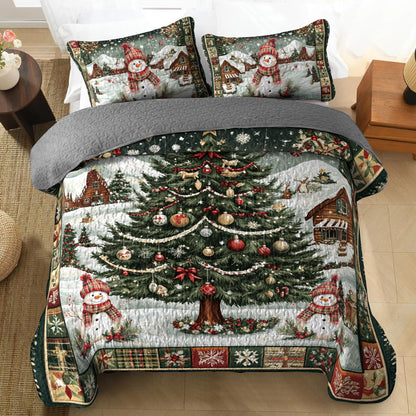 Shineful All Season Quilt 3-Piece Set Holiday Hearthside