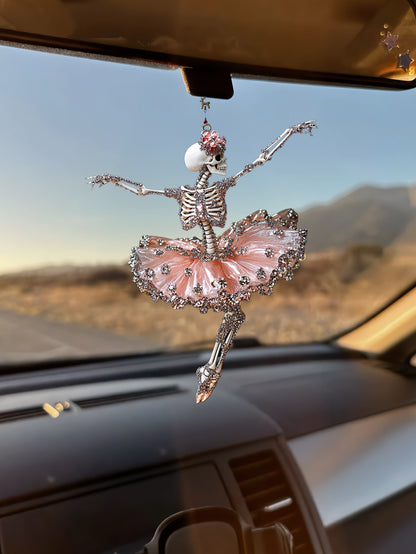 Shineful 2D Acrylic Ornament Holiday Ballet Skeleton