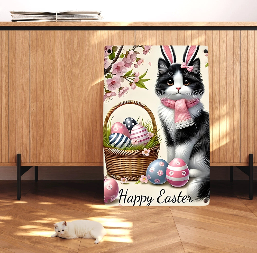 Shineful 2D Metal Sign Paws & Petals Easter