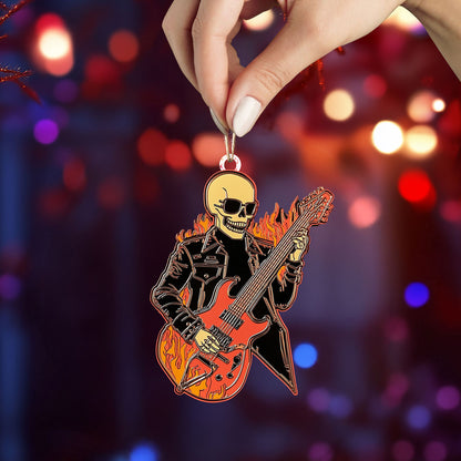 Shineful 2D Acrylic Ornament - Burning Solo Skull Ornament