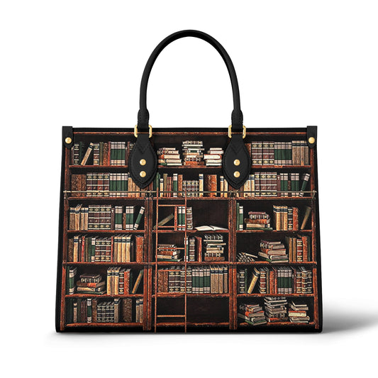 Shineful Leather Bag Reading Leather Bag Shineful Vintage Bookcase