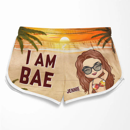 Shineful If Lost Return To Bae Personalized Tropical Hawaiian Aloha Couple Beach Shorts