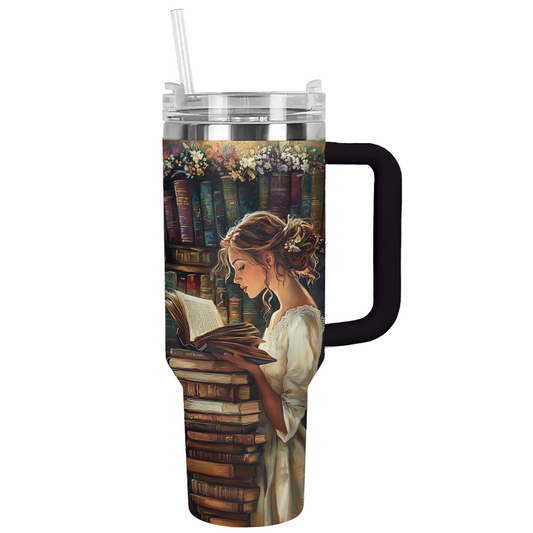 Shineful Tumbler Vintage Book Lover