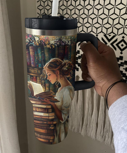 Shineful Tumbler Vintage Book Lover