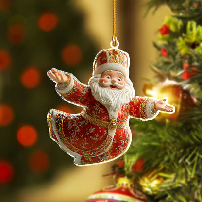 Shineful 2D Acrylic Ornament St Nicholas Cheer